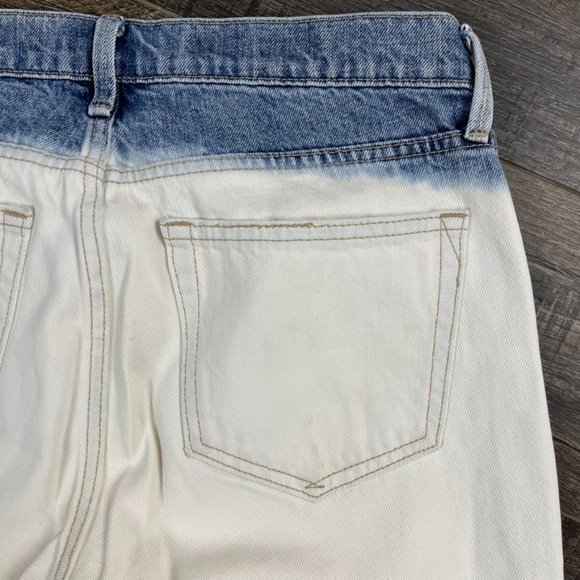 Gap Blue Ombre Girlfriend Jeans Pants Denim ((size 25)) - Picture 4 of 8